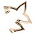 Louis Vuitton Ombre Blossom Diamond Ear Cuff Golden - Ansicht 4