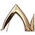 Louis Vuitton Ombre Blossom Diamond Ear Cuff Golden - Ansicht 6