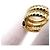 Bulgari Anello Tubogas in oro giallo 18K Bvlgari D'oro - vista 5