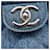 Borsa a tracolla in denim Chanel Blu - vista 13
