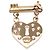 Spilla Chanel Coco Mark Heart Key Motif