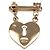 Spilla Chanel Coco Mark Heart Key Motif - vista 2