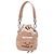 Borsa a mano e a tracolla Fendi Montresor Mini Rosa