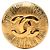 Timeless Spilla Coco Mark placcata oro Chanel D'oro
