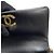 Borsa a tracolla Chanel in pelle nera con catena Nero - vista 10