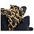Borsa a tracolla Chanel in pelle nera con catena Nero - vista 11