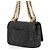 Borsa a tracolla Chanel in pelle nera con catena Nero - vista 2