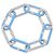 Bracciale Charm azzurro Bottega Veneta Blu chiaro