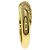 Anello Christian Dior in oro giallo 18K e diamanti - vista 3