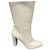 Autre Marque Botines de piel blanca Sebastian Blanco