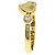 Anello Tiffany & Co. Cuore Chiuso in Diamanti D'oro - vista 3
