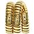 Anello Tubogas Bvlgari Bulgari in oro giallo 18K D'oro - vista 6