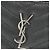 Portacarte con zip Monogram Fragment Saint Laurent Nero - vista 4