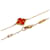 Van Cleef & Arpels Sweet Alhambra Armband aus Karneol  - Ansicht 3