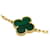 Van Cleef & Arpels Vintage Alhambra Malachite Bracelet in 18K Yellow Gold  - view 2