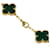 Van Cleef & Arpels Vintage Alhambra Malachite Bracelet in 18K Yellow Gold  - view 4
