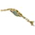Van Cleef & Arpels Vintage Alhambra Malachite Bracelet in 18K Yellow Gold  - view 5