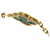 Van Cleef & Arpels Vintage Alhambra Malachite Bracelet in 18K Yellow Gold  - view 6