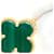 Van Cleef & Arpels Vintage Alhambra Malachite Bracelet in 18K Yellow Gold  - view 8