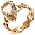 Anello Gucci in oro rosa 18K con topazio bianco e diamanti - vista 2