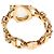 Anello Gucci in oro rosa 18K con topazio bianco e diamanti - vista 6