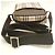 Borsa a tracolla Burberry marrone in tela e pelle - vista 5