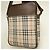 Borsa a tracolla Burberry marrone in tela e pelle - vista 8