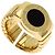 Bulgari Anello in onice in oro giallo 18K di Bvlgari D'oro