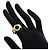 Bulgari Anello in onice in oro giallo 18K di Bvlgari D'oro - vista 6
