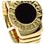Bulgari Anello in onice in oro giallo 18K di Bvlgari D'oro - vista 7