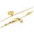 Collana Gucci GG Running in oro giallo 18K - vista 2