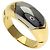 Bulgari Bague anneau pour femme Bvlgari Certauura Doré