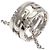 Collana Bvlgari Bulgari Parentesi in oro bianco 18K D'oro - vista 7
