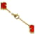 Collana Van Cleef & Arpels Vintage Alhambra Carnelian  - vista 3