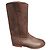Autre Marque Botas de montar artesanales de cuero marrón Castaño