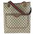 Gucci GG Supreme Canvas Schultertasche Tote Braun Beige