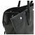Yves Saint Laurent Rive Gauche Leder Tote Bag Schwarz - Ansicht 7