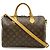 Borsa Louis Vuitton Monogram Speedy Bandouliere 30 Marrone