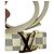 Gürtel Louis Vuitton LV Initiales 25mm Reversibel Damier Azur 80/32 Weiß - Ansicht 3
