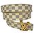 Gürtel Louis Vuitton LV Initiales 25mm Reversibel Damier Azur 80/32 Weiß - Ansicht 9