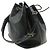 Borsa a Spalla Louis Vuitton Epi Petit Noe Nera Nero - vista 2