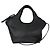 Day Borsa a tracolla Balenciaga Megazip in pelle di vitello nera Nero