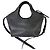 Day Borsa a tracolla Balenciaga Megazip in pelle di vitello nera Nero - vista 2