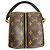 Borsa a Spalla Quadrata Louis Vuitton Reverse Monogram Marrone - vista 3