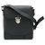 Borsa a tracolla in pelle Louis Vuitton Taiga Luka Nero