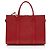 Tote Louis Vuitton Monogram Cuir Plume Very MM Rosso - vista 3