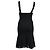 Mini abito smock con scollo quadrato Sandro in viscosa nera Nero - vista 3