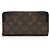 Louis Vuitton Monogram Canvas Retiro Zippy Wallet Schwarz