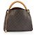 Borsa a Spalla Louis Vuitton Monogram Canvas Artsy MM Marrone