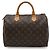 Borsa Louis Vuitton Monogram Speedy 30 Marrone